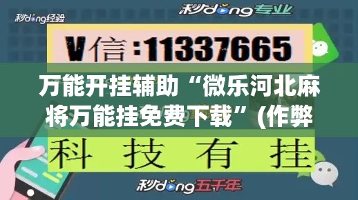 万能开挂辅助“微乐河北麻将万能挂免费下载”(作弊)辅助透视教程