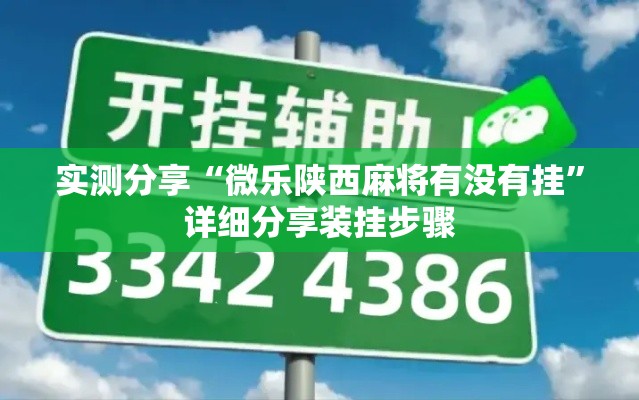 实测分享“微乐陕西麻将有没有挂	”详细分享装挂步骤