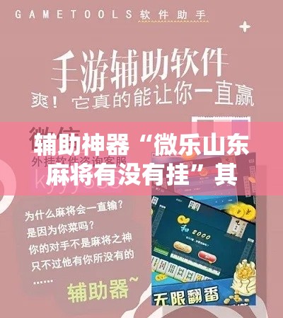 辅助神器“微乐山东麻将有没有挂”其实确实有挂