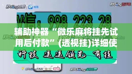 辅助神器“微乐麻将挂先试用后付款”(透视挂)详细使用教程