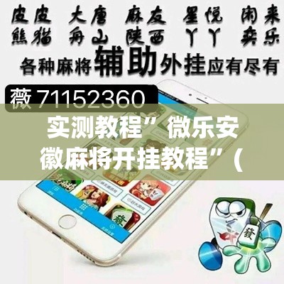 实测教程	”微乐安徽麻将开挂教程”(作弊)辅助透视教程