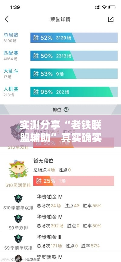 实测分享“老铁联盟辅助”其实确实有挂