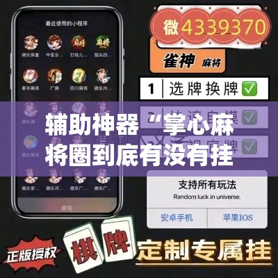 辅助神器“掌心麻将圈到底有没有挂	”(透视挂)详细使用教程