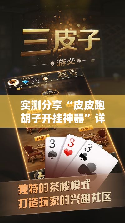 实测分享“皮皮跑胡子开挂神器”详细分享装挂步骤