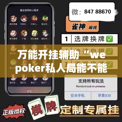 万能开挂辅助“wepoker私人局能不能开挂”详细分享装挂步骤