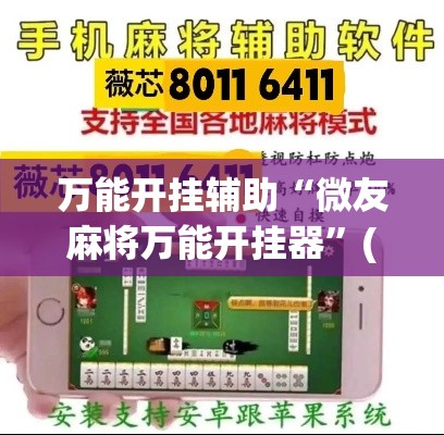 万能开挂辅助“微友麻将万能开挂器	”(透视挂)详细使用教程