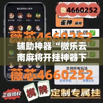 辅助神器“微乐云南麻将开挂神器下载”(作弊)辅助透视教程