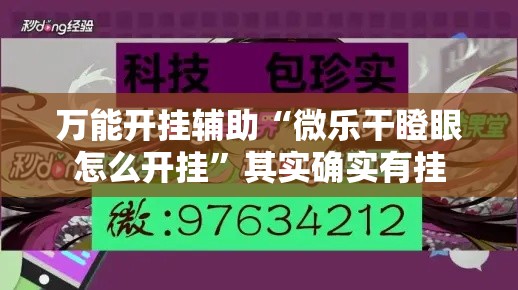 万能开挂辅助“微乐干瞪眼怎么开挂	”其实确实有挂