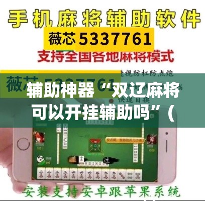辅助神器“双辽麻将可以开挂辅助吗”(透视挂)详细使用教程