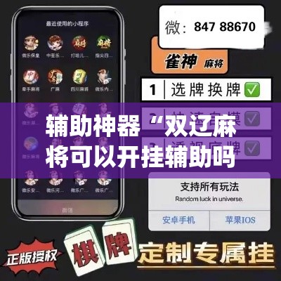 辅助神器“双辽麻将可以开挂辅助吗”(透视挂)详细使用教程