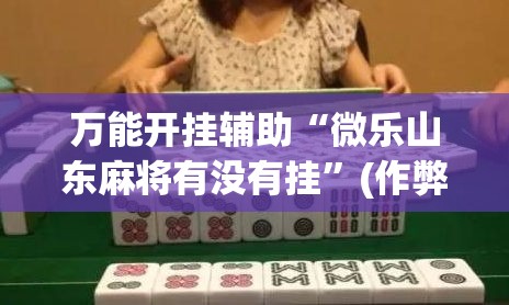万能开挂辅助“微乐山东麻将有没有挂”(作弊)辅助透视教程