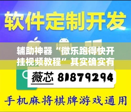 辅助神器“微乐跑得快开挂视频教程	”其实确实有挂