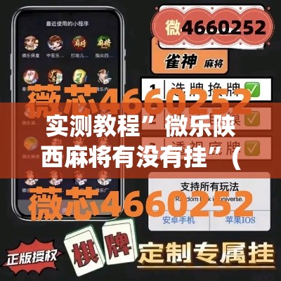 实测教程”微乐陕西麻将有没有挂”(透视挂)详细使用教程