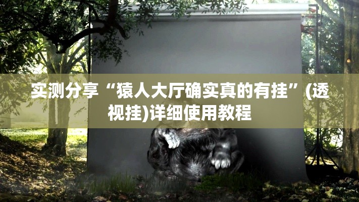 实测分享“猿人大厅确实真的有挂”(透视挂)详细使用教程