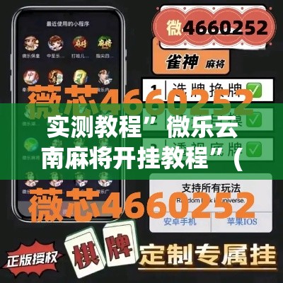 实测教程”微乐云南麻将开挂教程”(透视挂)详细使用教程