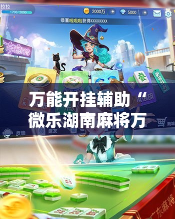 万能开挂辅助“微乐湖南麻将万能开挂器通用版”其实确实有挂