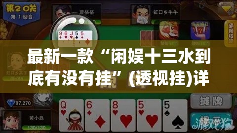 最新一款“闲娱十三水到底有没有挂	”(透视挂)详细使用教程