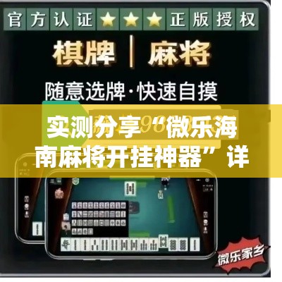 实测分享“微乐海南麻将开挂神器”详细分享装挂步骤