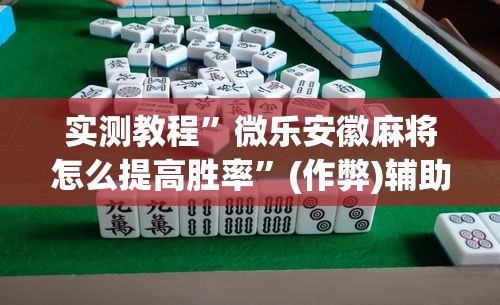 实测教程	”微乐安徽麻将怎么提高胜率”(作弊)辅助透视教程
