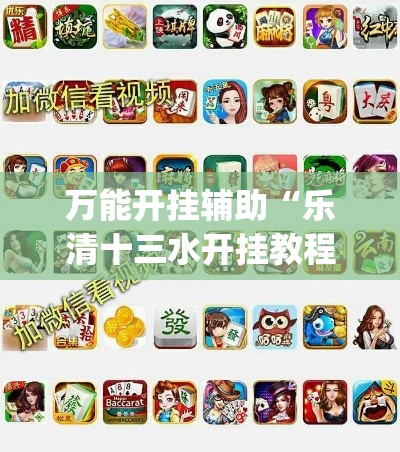 万能开挂辅助“乐清十三水开挂教程”(作弊)辅助透视教程