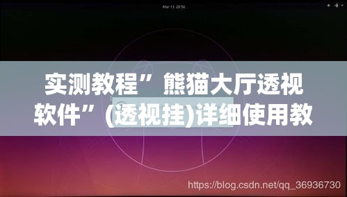 实测教程”熊猫大厅透视软件”(透视挂)详细使用教程