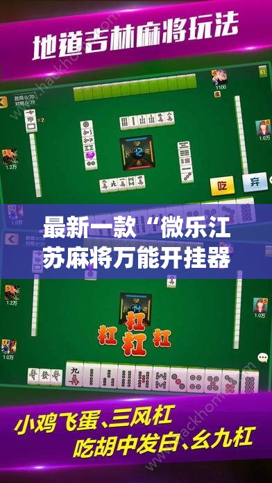 最新一款“微乐江苏麻将万能开挂器”(透视挂)详细使用教程