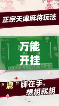 万能开挂辅助“微乐天津麻将万能开挂器”(透视挂)详细使用教程