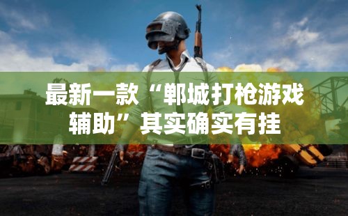 最新一款“郸城打枪游戏辅助”其实确实有挂