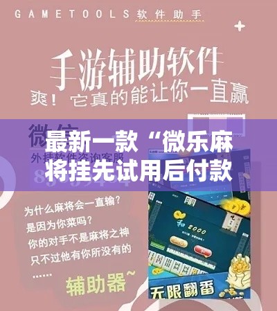 最新一款“微乐麻将挂先试用后付款”其实确实有挂