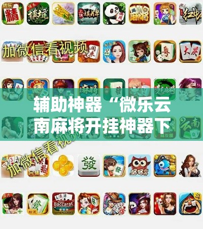辅助神器“微乐云南麻将开挂神器下载”详细分享装挂步骤