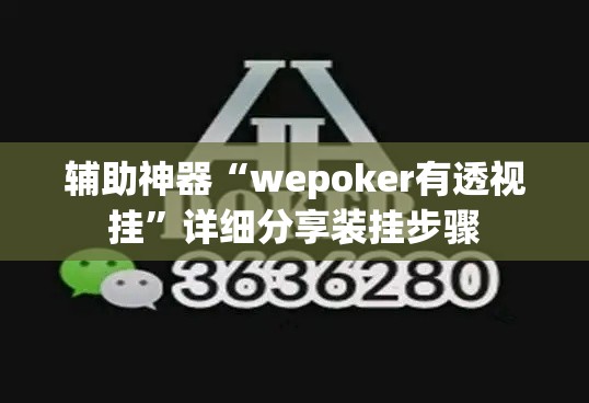辅助神器“wepoker有透视挂	”详细分享装挂步骤
