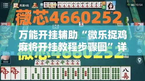 万能开挂辅助“微乐捉鸡麻将开挂教程步骤图	”详细分享装挂步骤